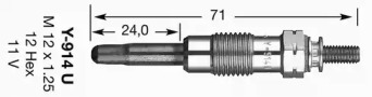 Свеча накаливания NGK 2643